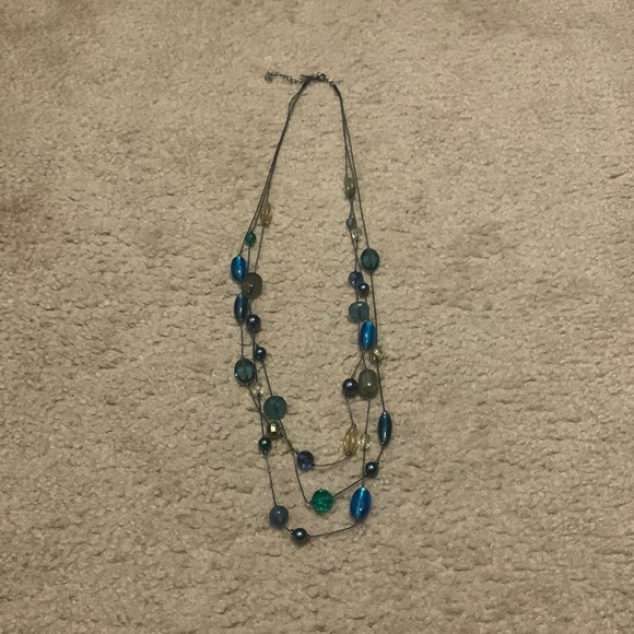 ☀️2for$10. Lia Sophia multi strand long necklace - Picture 8 of 8